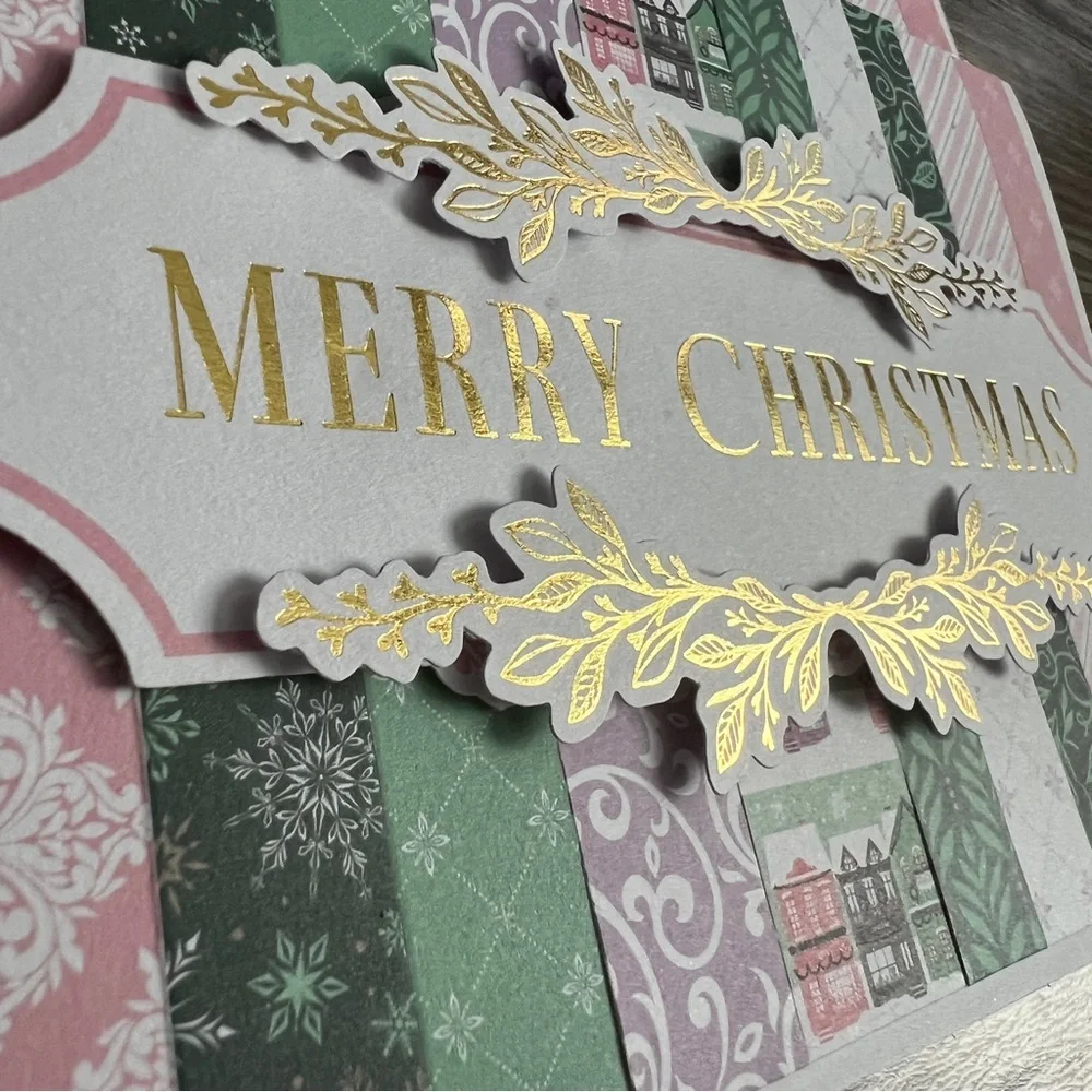 Handmade Christmas Holiday Greeting Cards Set of 14 5”x7” With Envelopes